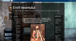 Desktop Screenshot of eroii-neamului.blogspot.com