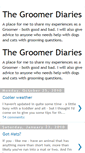 Mobile Screenshot of groomerdiaries.blogspot.com