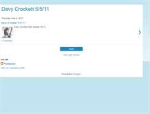 Tablet Screenshot of davycrocketmlk.blogspot.com