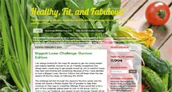 Desktop Screenshot of healthyfitandfabulous.blogspot.com