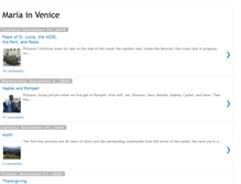 Tablet Screenshot of mariainvenice.blogspot.com