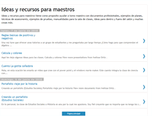 Tablet Screenshot of ideasyrecursosparamaestros.blogspot.com