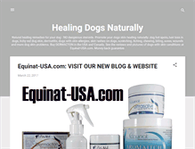 Tablet Screenshot of healingdogs.blogspot.com