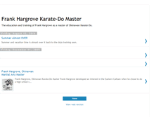 Tablet Screenshot of frankhargrove-karatemaster.blogspot.com