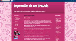 Desktop Screenshot of impressoesdeumgravido.blogspot.com