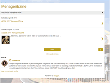 Tablet Screenshot of menageriezine.blogspot.com