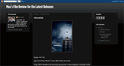 Desktop Screenshot of maxsfilmreview.blogspot.com
