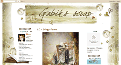 Desktop Screenshot of gabiks-scrapbook.blogspot.com
