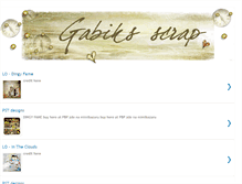 Tablet Screenshot of gabiks-scrapbook.blogspot.com