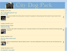 Tablet Screenshot of citydogpack.blogspot.com