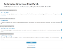 Tablet Screenshot of firstparishgrowth.blogspot.com