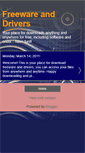 Mobile Screenshot of freewareanddrivers.blogspot.com