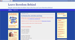 Desktop Screenshot of leaveboredombehind.blogspot.com
