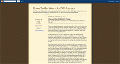 Desktop Screenshot of downtothewireivf.blogspot.com