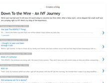 Tablet Screenshot of downtothewireivf.blogspot.com