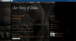 Desktop Screenshot of ourstoryofindia.blogspot.com