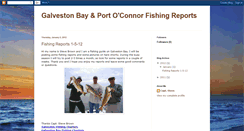 Desktop Screenshot of galvestontxfishingreports.blogspot.com