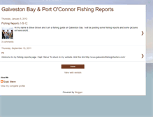 Tablet Screenshot of galvestontxfishingreports.blogspot.com
