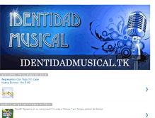 Tablet Screenshot of identidadmusicalconpatitoronald.blogspot.com