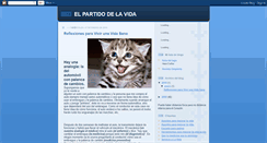 Desktop Screenshot of elpartidodelavida.blogspot.com