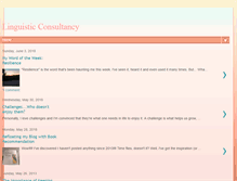 Tablet Screenshot of linguisticconsultancy.blogspot.com