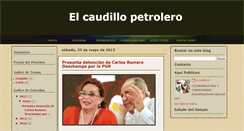 Desktop Screenshot of caudillopetrolero.blogspot.com