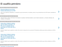 Tablet Screenshot of caudillopetrolero.blogspot.com