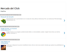 Tablet Screenshot of mercadodelclick.blogspot.com