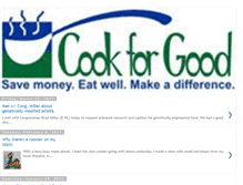 Tablet Screenshot of cookforgood.blogspot.com