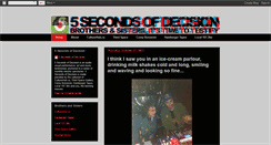 Desktop Screenshot of 5secondsofdecision.blogspot.com