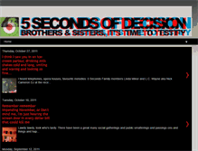 Tablet Screenshot of 5secondsofdecision.blogspot.com