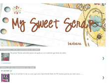 Tablet Screenshot of mysweetscrap.blogspot.com