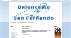 Desktop Screenshot of clubbaloncestosanfernando.blogspot.com