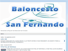 Tablet Screenshot of clubbaloncestosanfernando.blogspot.com