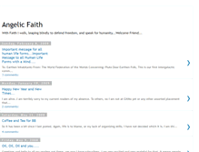 Tablet Screenshot of angelicfaith.blogspot.com