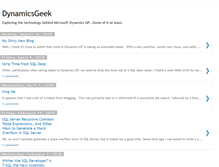 Tablet Screenshot of dynamicsgpgeek.blogspot.com