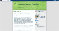 Desktop Screenshot of healthithappenseverydayblog.blogspot.com