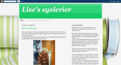 Desktop Screenshot of lisessyslerier.blogspot.com