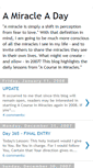 Mobile Screenshot of miracleaday.blogspot.com