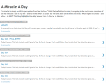 Tablet Screenshot of miracleaday.blogspot.com