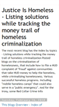 Mobile Screenshot of homelessjustice.blogspot.com