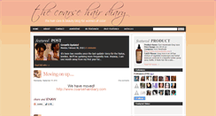 Desktop Screenshot of coarsehair.blogspot.com