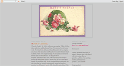 Desktop Screenshot of maryspetals-mary.blogspot.com