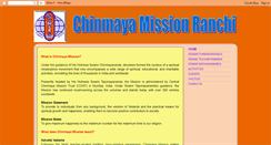 Desktop Screenshot of chinmayaranchi.blogspot.com