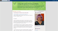 Desktop Screenshot of livingwithcancerofunknownprimary.blogspot.com