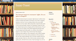 Desktop Screenshot of isaac-toast.blogspot.com