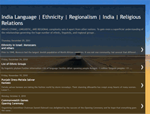 Tablet Screenshot of ethnicityinindia.blogspot.com