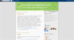 Desktop Screenshot of comunicacaonocontextoorganizacional.blogspot.com