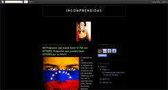 Desktop Screenshot of incomprendidas23.blogspot.com