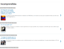Tablet Screenshot of incomprendidas23.blogspot.com